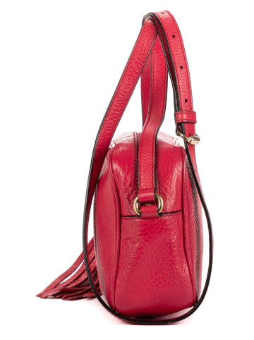 Gucci Skórzana torebka w kolorze różowym - 33 x 30 x 11 cm