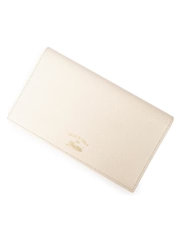 Gucci 2nd Hand Leder-Geldbörse in Creme - (B)20 x (H)11,5 x (T)2 cm