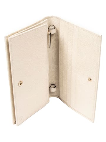 Gucci Skórzany portfel w kolorze kremowym - 20 x 11,5 x 2 cm