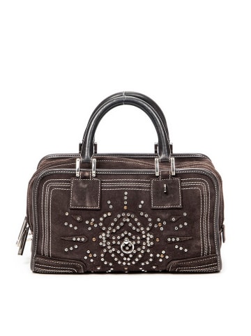 Loewe Leder-Henkeltasche in Braun - (B)29 x (H)16 x (T)13 cm