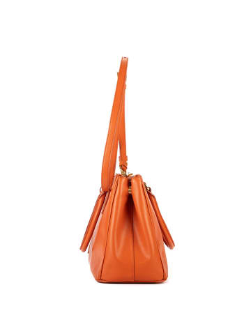 PRADA Leder-Henkeltasche in Orange - (B)31 x (H)20 x (T)13 cm