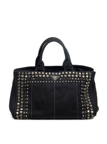 PRADA Henkeltasche in Schwarz - (B)40 x (H)24 x (T)25 cm