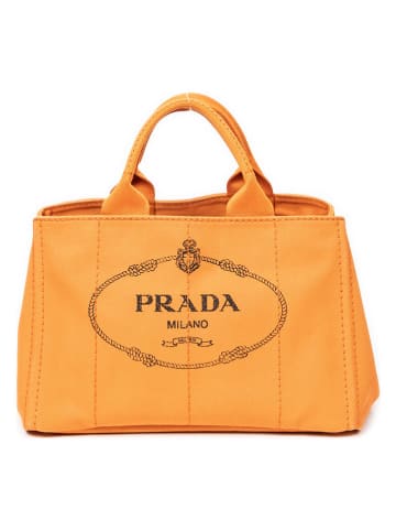 PRADA Henkeltasche in Gelb - (B)35 x (H)23 x (T)22 cm