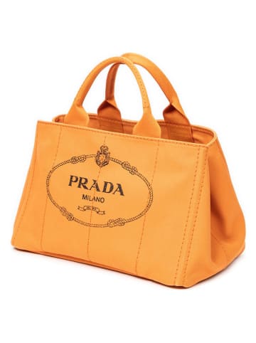PRADA Henkeltasche in Gelb - (B)35 x (H)23 x (T)22 cm