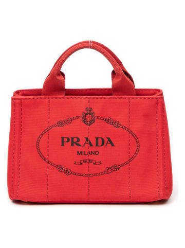 PRADA Henkeltasche in Rot - (B)28 x (H)18 x (T)15 cm