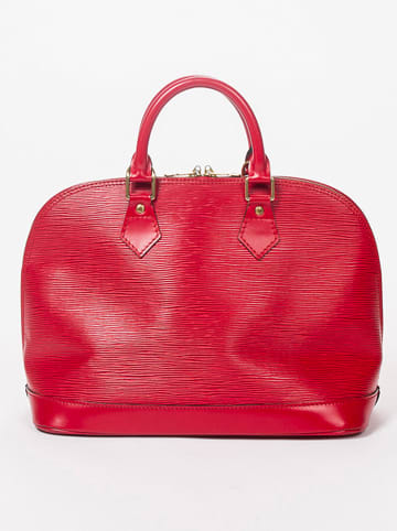 Louis Vuitton Leder-Henkeltasche "Alma PM" in Rot - (B)30 x (H)23 x (T)15 cm