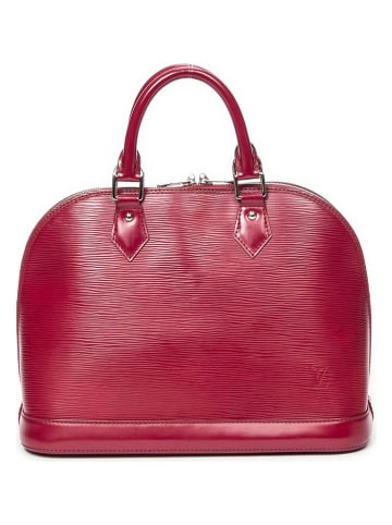 Louis Vuitton Skórzana torebka w kolorze jagodowym - 30 x 23 x 15 cm