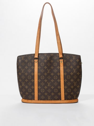 Louis Vuitton Schultertasche "Babylone" in Braun - (B)40 x (H)30 x (T)11 cm