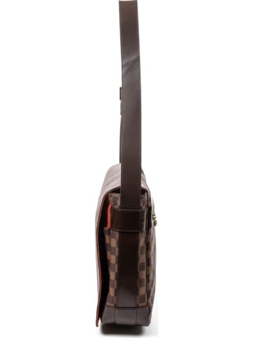 Louis Vuitton 2nd Hand Umhängetasche "Bastille" in Braun - (B)33 x (H)27 x (T)10 cm