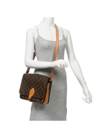 Louis Vuitton Torebka "Cartouchiere GM" w kolorze brązowym - 25 x 21 x 7 cm