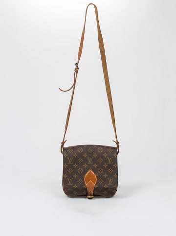 Louis Vuitton Torebka "Cartouchiere MM" w kolorze brązowym - 21 x 17 x 7 cm