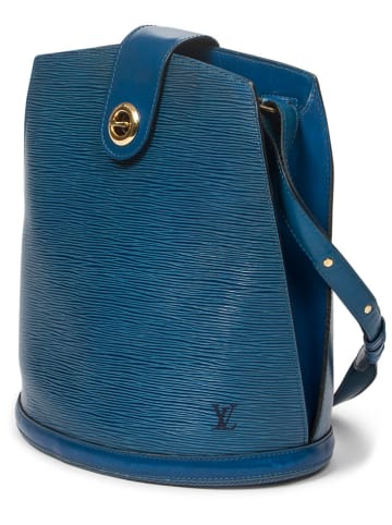 Louis Vuitton Leder-Schultertasche in Blau - (B)26 x (H)30 x (T)17 cm