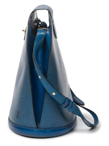 Louis Vuitton Leder-Schultertasche in Blau - (B)26 x (H)30 x (T)17 cm