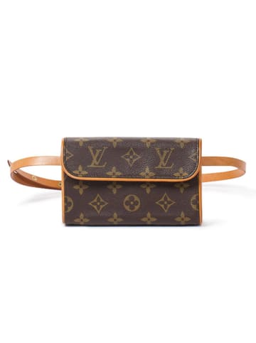 Louis Vuitton Gürteltasche "Florentine" in Braun - (B)17 x (H)10,5 x (T)4 cm