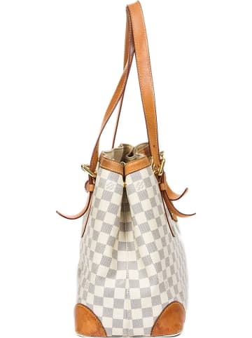 Louis Vuitton Torebka "Hampstead MM" w kolorze kremowo-brązowym - 35,5 x 27,5 x 17 cm