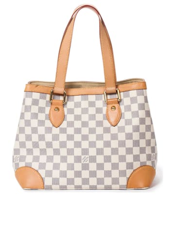 Louis Vuitton Torebka "Hampstead PM" w kolorze biało-szarym - 28 x 24 x 17 cm