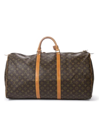 Louis Vuitton Torba podróżna "Keepall" w kolorze ciemnobrązowym - 60 x 26 x 31 cm