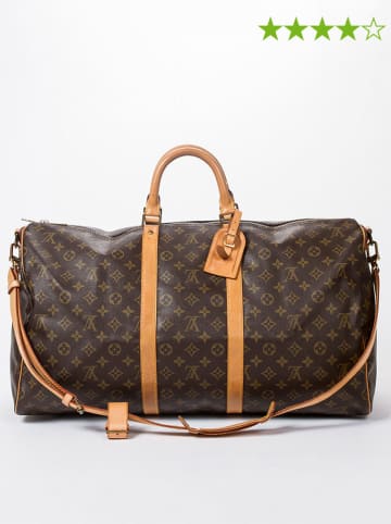 Louis Vuitton Weekender "Keepall Bandouliere 55" in Braun - (B)55 x (H)28 x (T)25 cm