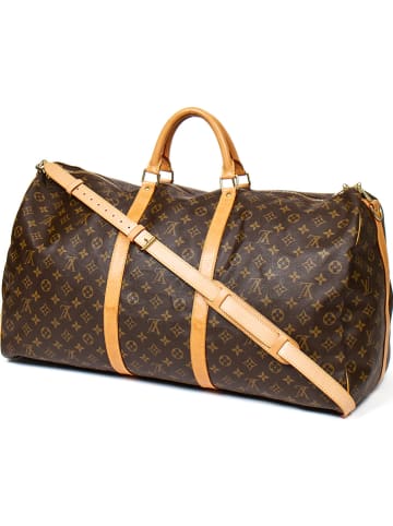 Louis Vuitton Torba podróżna "Keepall Bandouliere 60" w kolorze brązowym - 60 x 34 x 27 cm