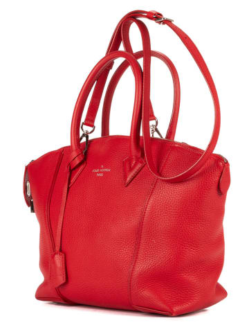 Louis Vuitton Skórzana torebka w kolorze czerwonym - 27 x 21 x 12 cm