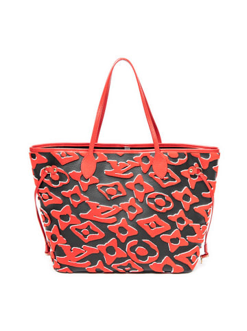 Louis Vuitton Schultertasche in Rot/ Schwarz - (B)32 x (H)29 x (T)17 cm