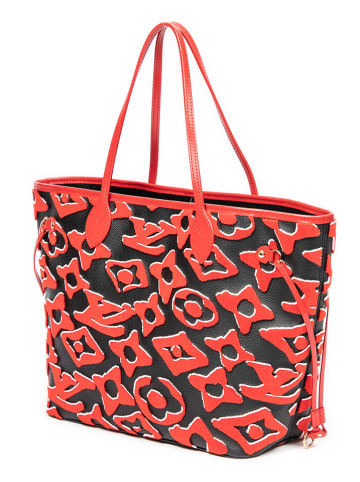 Louis Vuitton Schultertasche in Rot/ Schwarz - (B)32 x (H)29 x (T)17 cm