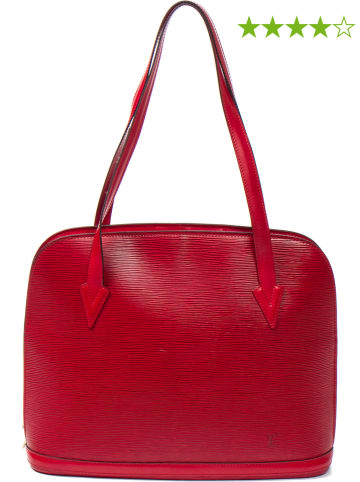 Louis Vuitton Skórzana torebka w kolorze czerwonym - 38 x 30 x 10 cm