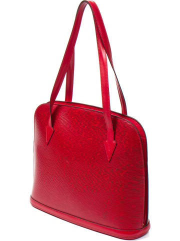 Louis Vuitton Skórzana torebka w kolorze czerwonym - 38 x 30 x 10 cm