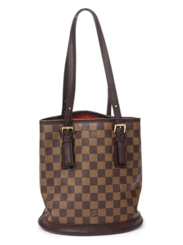 Louis Vuitton Schultertasche in Hellbraun/ Braun - (B)23 x (H)24 x (T)16 cm