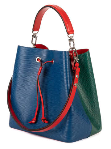 Louis Vuitton Leder-Henkeltasche in Grün/ Rot/ Blau - (B)25 x (H)26 x (T)17 cm