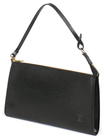 Louis Vuitton Leder-Henkeltasche in Schwarz - (B)24 x (H)13 x (T)2 cm