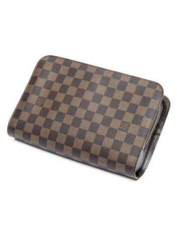 Louis Vuitton Clutch in Hellbraun/ Braun - (B)25 x (H)16 x (T)5 cm