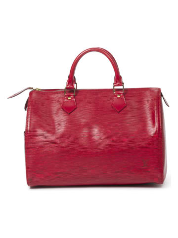 Louis Vuitton Leder-Henkeltasche in Rot - (B)32 x (H)23 x (T)18 cm