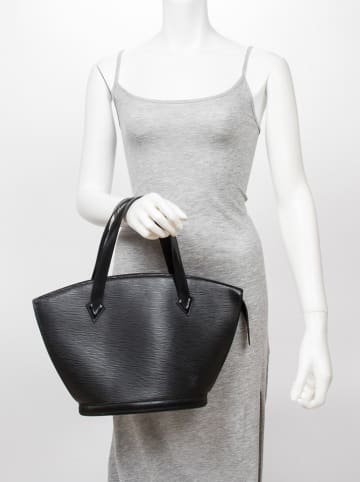 Louis Vuitton Leder-Henkeltasche "St-Jacques PM" in Schwarz - (B)23 x (H)24 x (T)10 cm