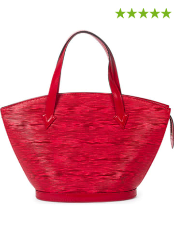 Louis Vuitton Leder-Henkeltasche "St-Jacques PM" in Rot - (B)23 x (H)24 x (T)10 cm