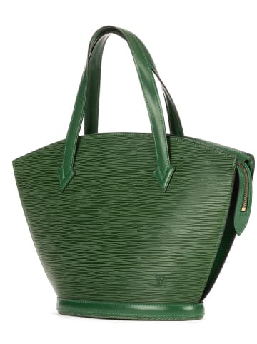 Louis Vuitton Skórzana torebka w kolorze zielonym - 23 x 24 x 10 cm