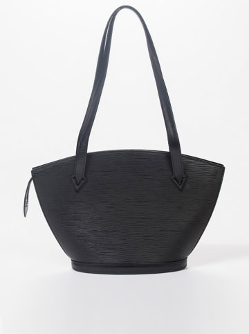 Louis Vuitton Leder-Schultertasche "Saint Jacques PM" in Schwarz - (B)23 x (H)24 x (T)10 cm