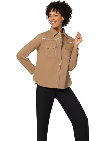 WITT WEIDEN Spijkerblouse lichtbruin