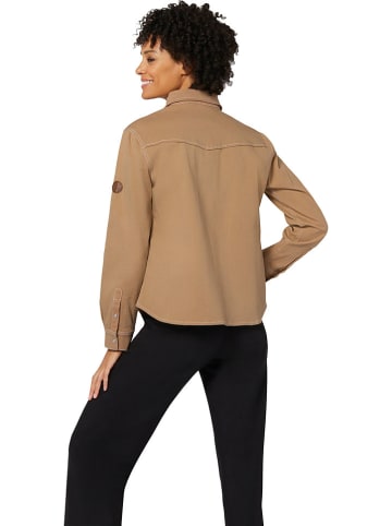 WITT WEIDEN Spijkerblouse lichtbruin