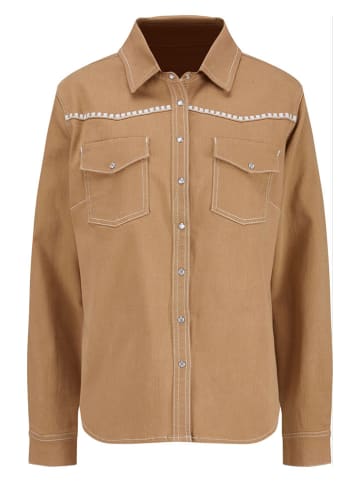 WITT WEIDEN Jeansbluse in Hellbraun