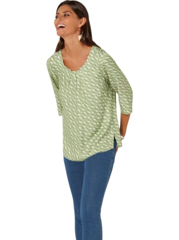 WITT WEIDEN Blouse groen/wit