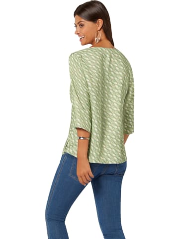 WITT WEIDEN Blouse groen/wit