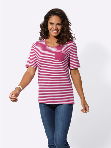 WITT WEIDEN Shirt roze/wit