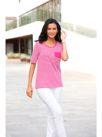 WITT WEIDEN Koszulka w kolorze różowo-białym