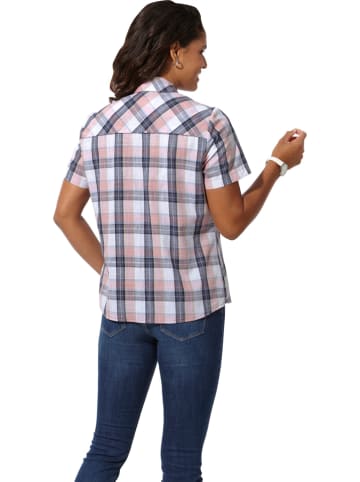 WITT WEIDEN Blouse lichtroze/donkerblauw/wit