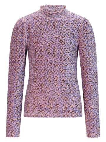 No-No Longsleeve "Koss" in Rosa/ Blau