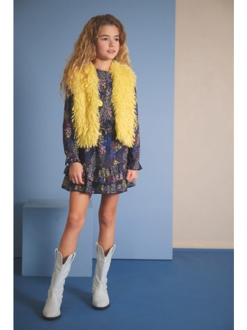 No-No Sukienka "Miggy" w kolorze granatowym ze wzorem