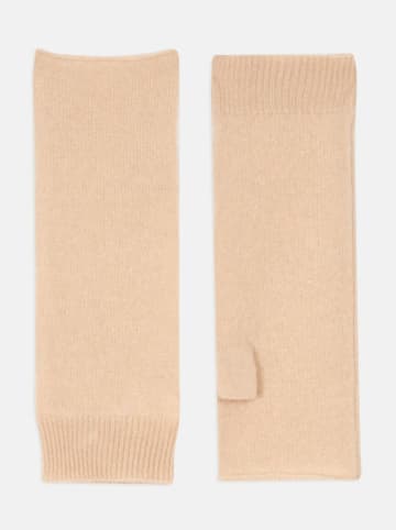 Perfect Cashmere Kaschmir-Armstulpen "Jesse" in Beige