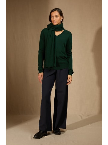 Perfect Cashmere Kasjmieren sjaal "Kelly" groen - (L)200 x (B)30 cm