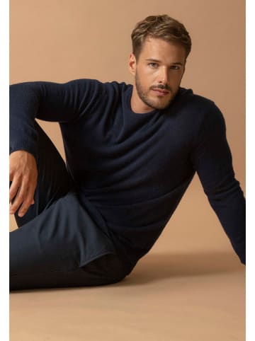Perfect Cashmere Kaschmir-Pullover "Blake" in Dunkelblau